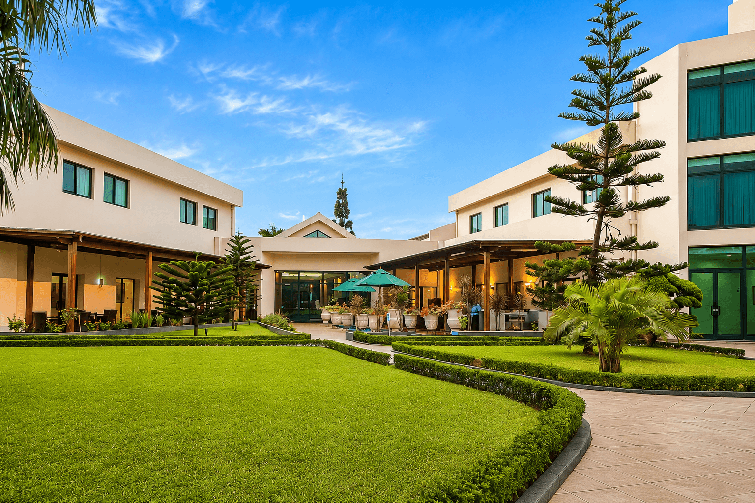 Scenic resort view